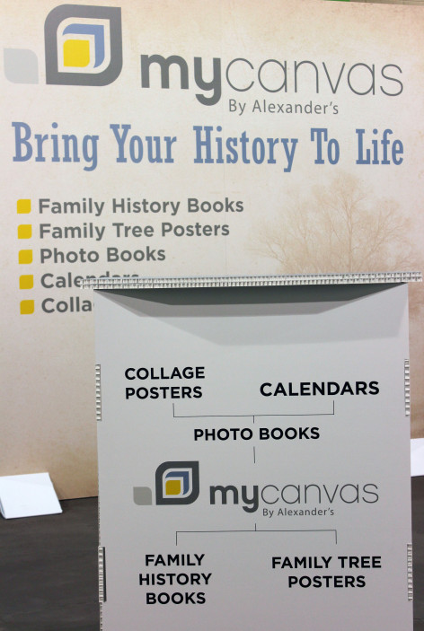 MyCanvas booth at RootsTech 2015