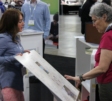 MyCanvas booth at RootsTech 2015
