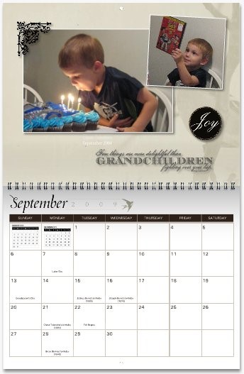 MyCanvas Creative Calendar Grandchildren